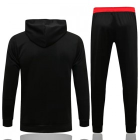 Manchester United Trainingsjack Capuchon 2022-23 Zwart Rode